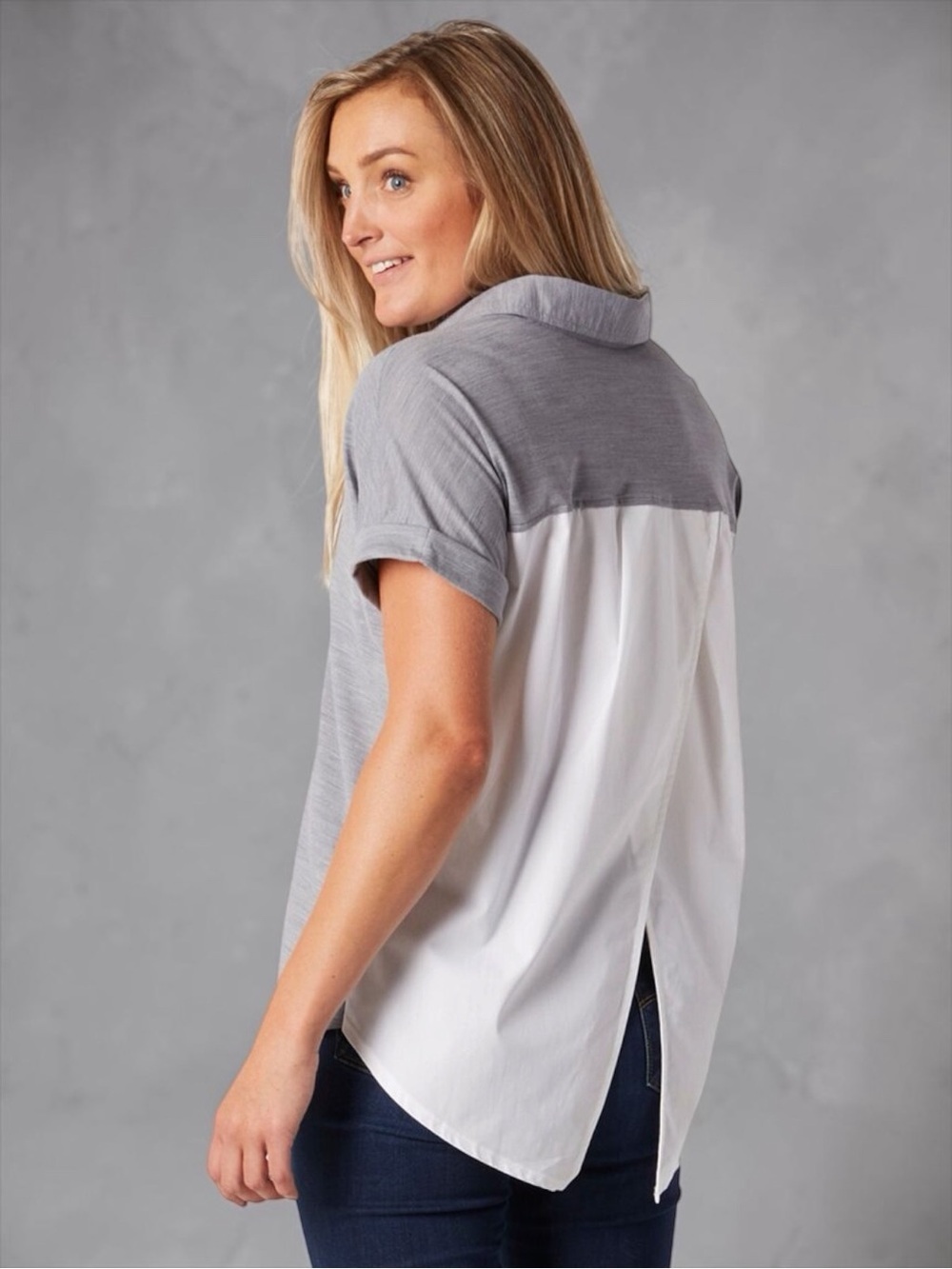 Smartwool Women’s Everyday Exploration Button-Down Short Sleeve Top Size Small